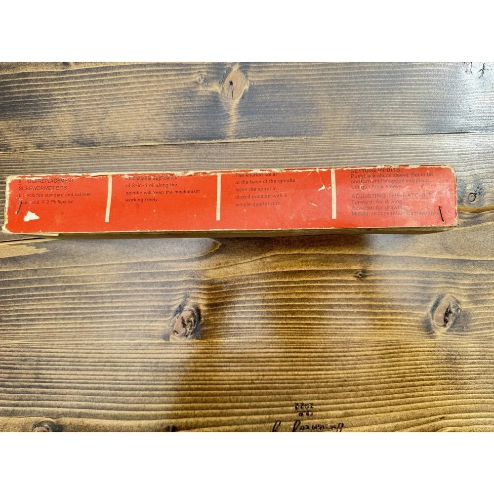 Vintage Craftsman‎ Automatic Spiral Ratchet Screwdriver West Germany Sears Box